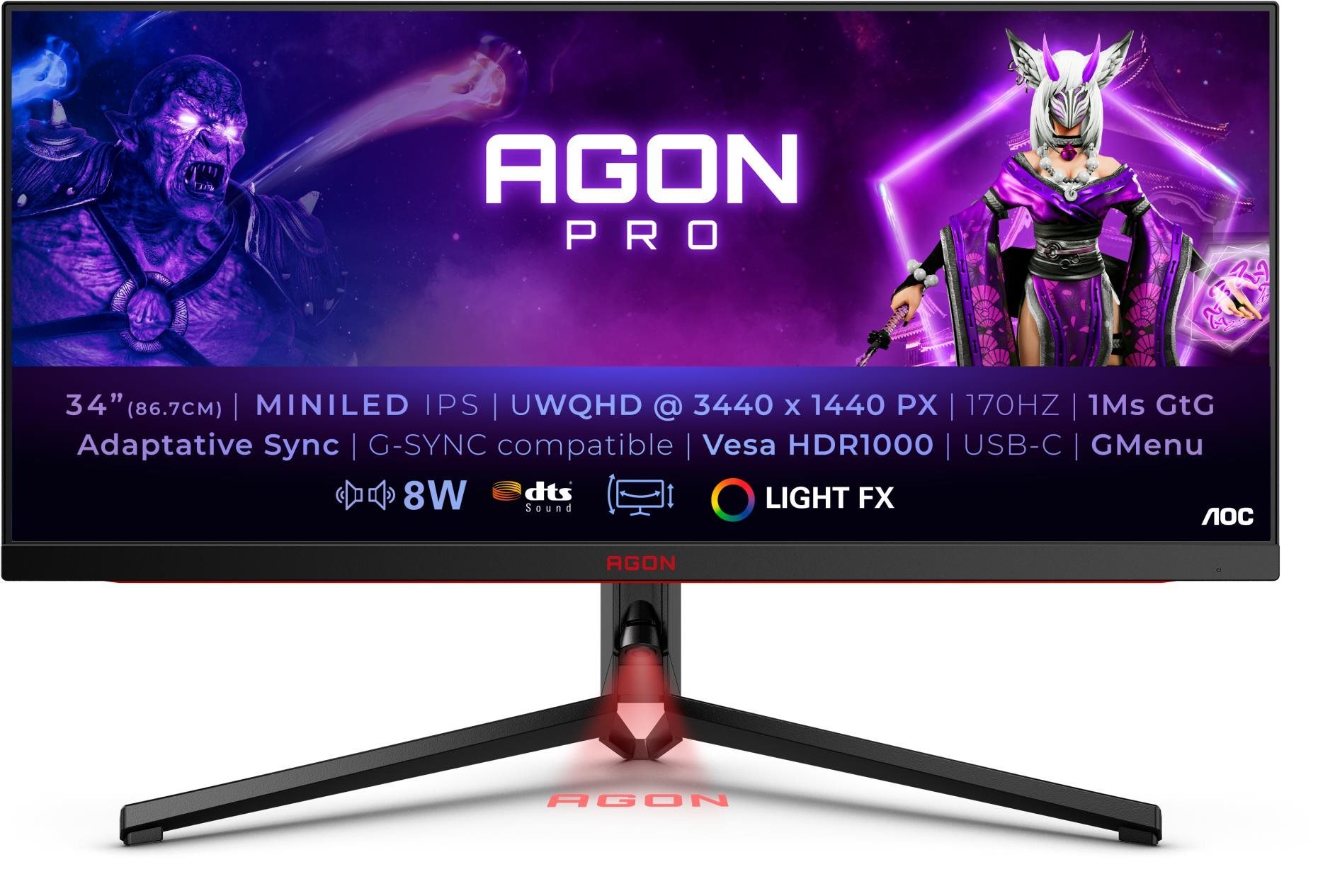 34" AOC AG344UXM LCD monitor