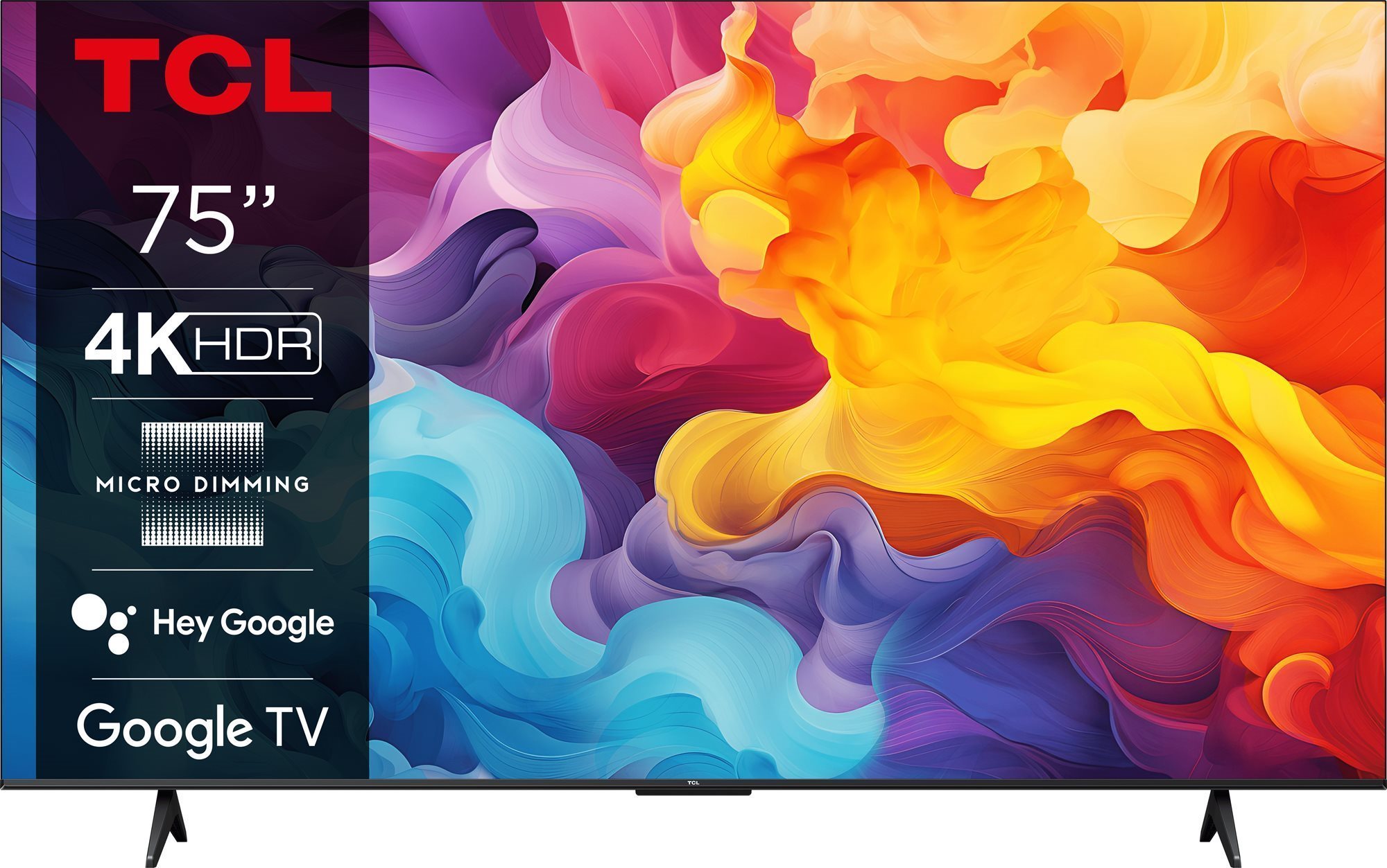 75" TCL 75V6B Televízió
