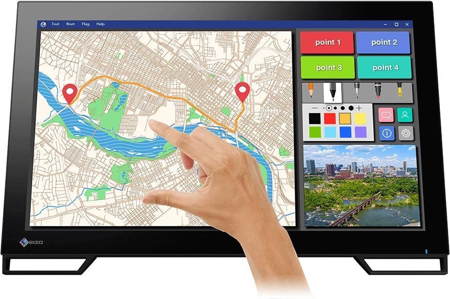 21" EIZO DuraVision FDF2182WT LCD monitor