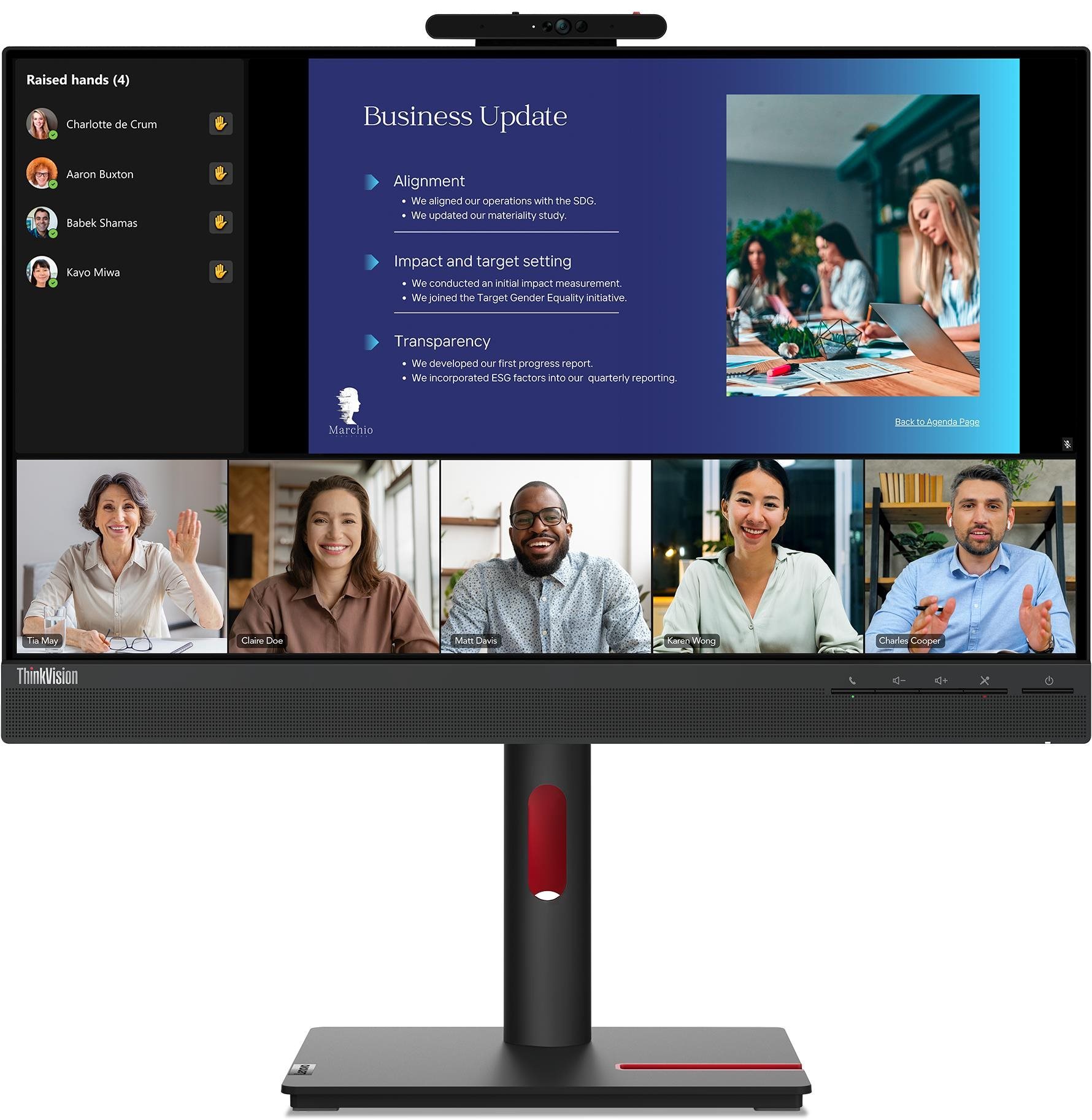 23,8" Lenovo ThinkVision T24v-30 LCD monitor