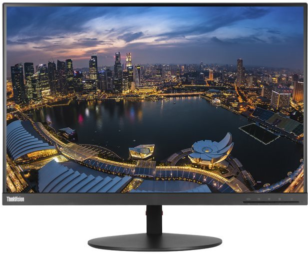 23" Lenovo ThinkVision T24d čierny LCD monitor