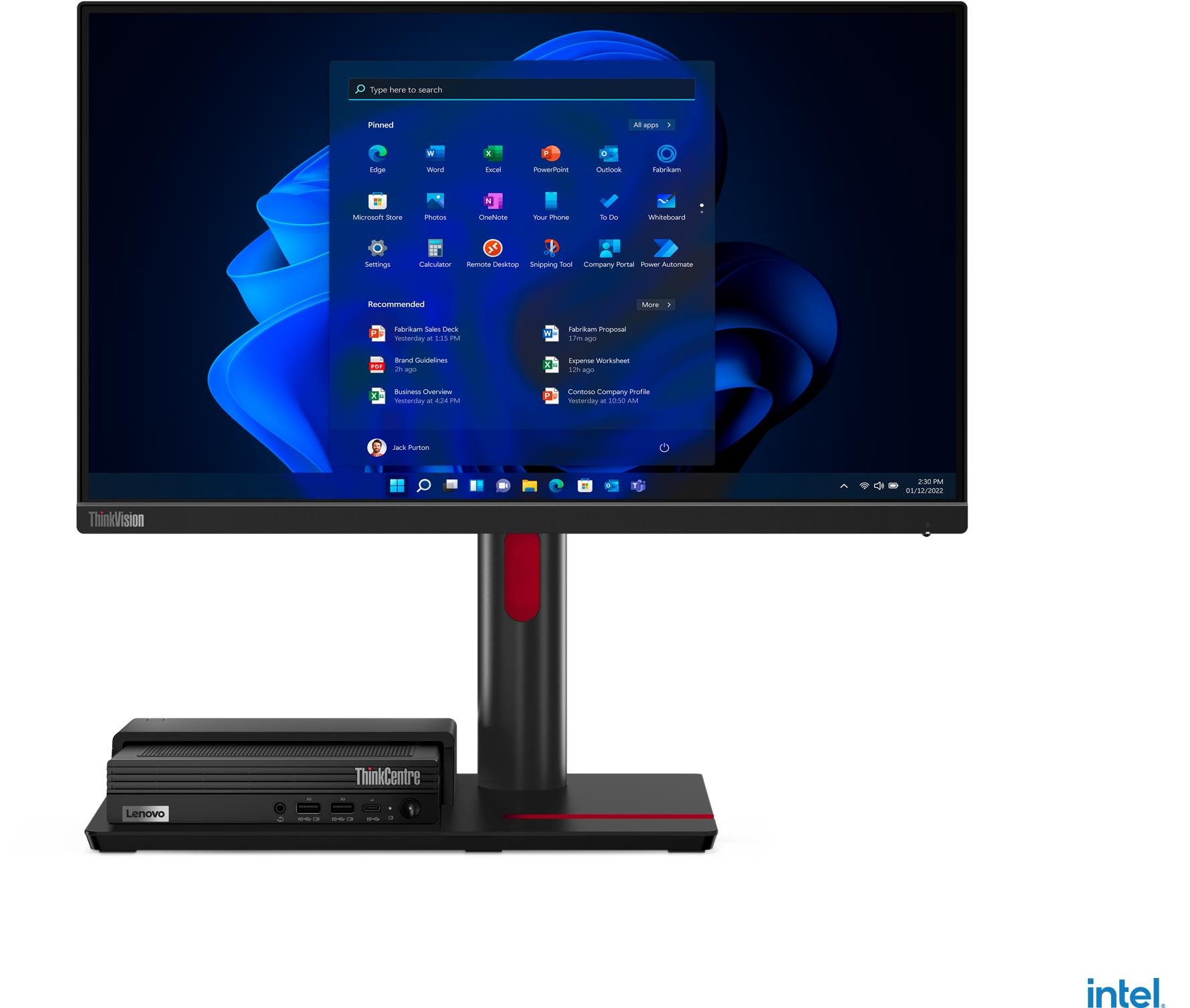 21.5" Lenovo ThinkCentre TIO Flex 22i LCD monitor