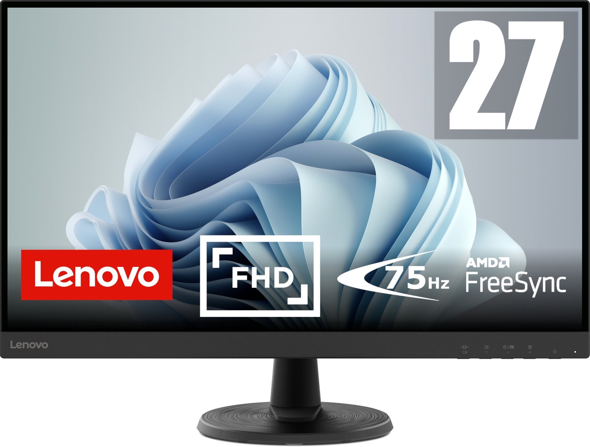 27" Lenovo D27-40 čierny LCD monitor