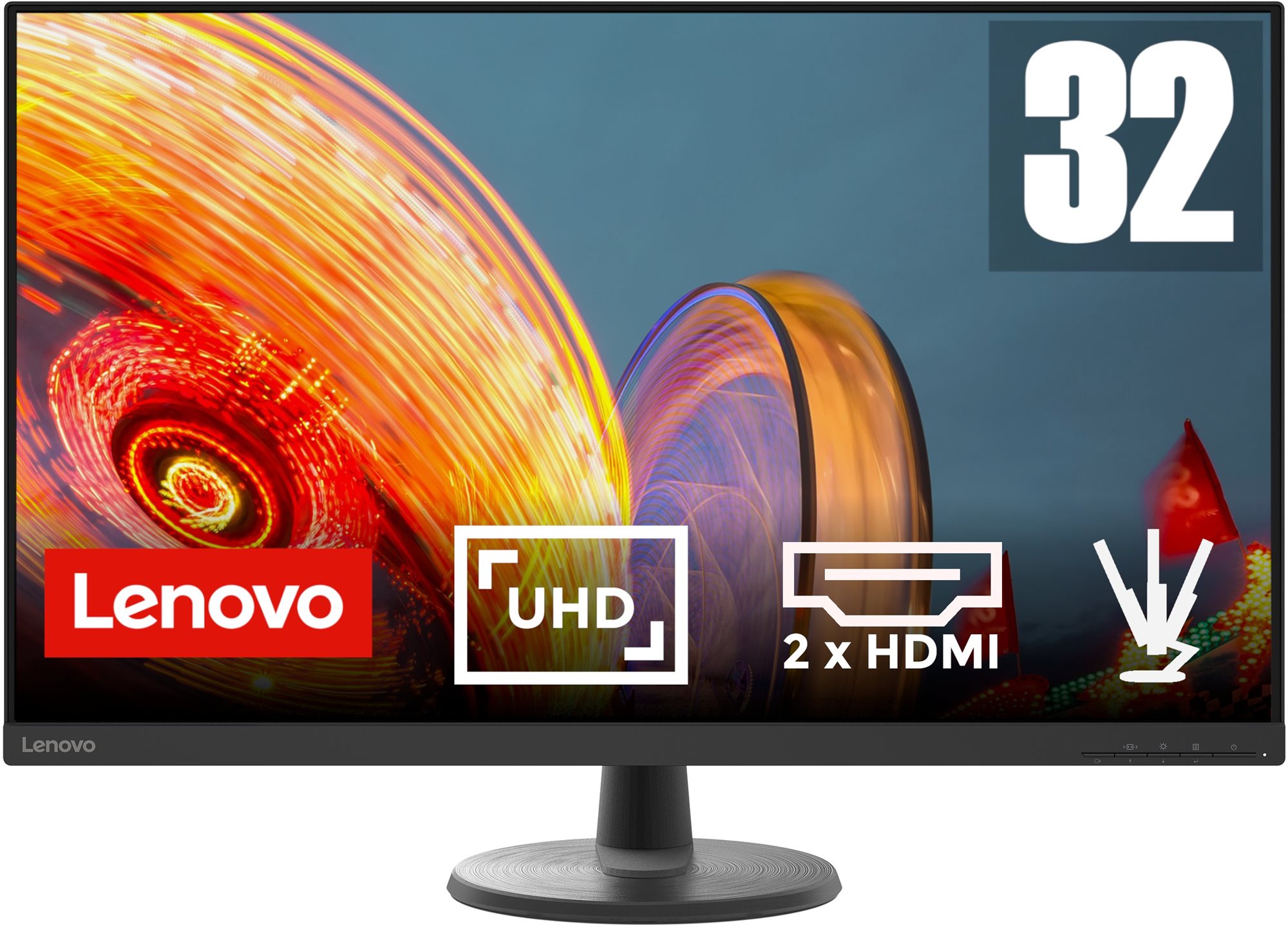 31.5" Lenovo D32u-40 LCD monitor