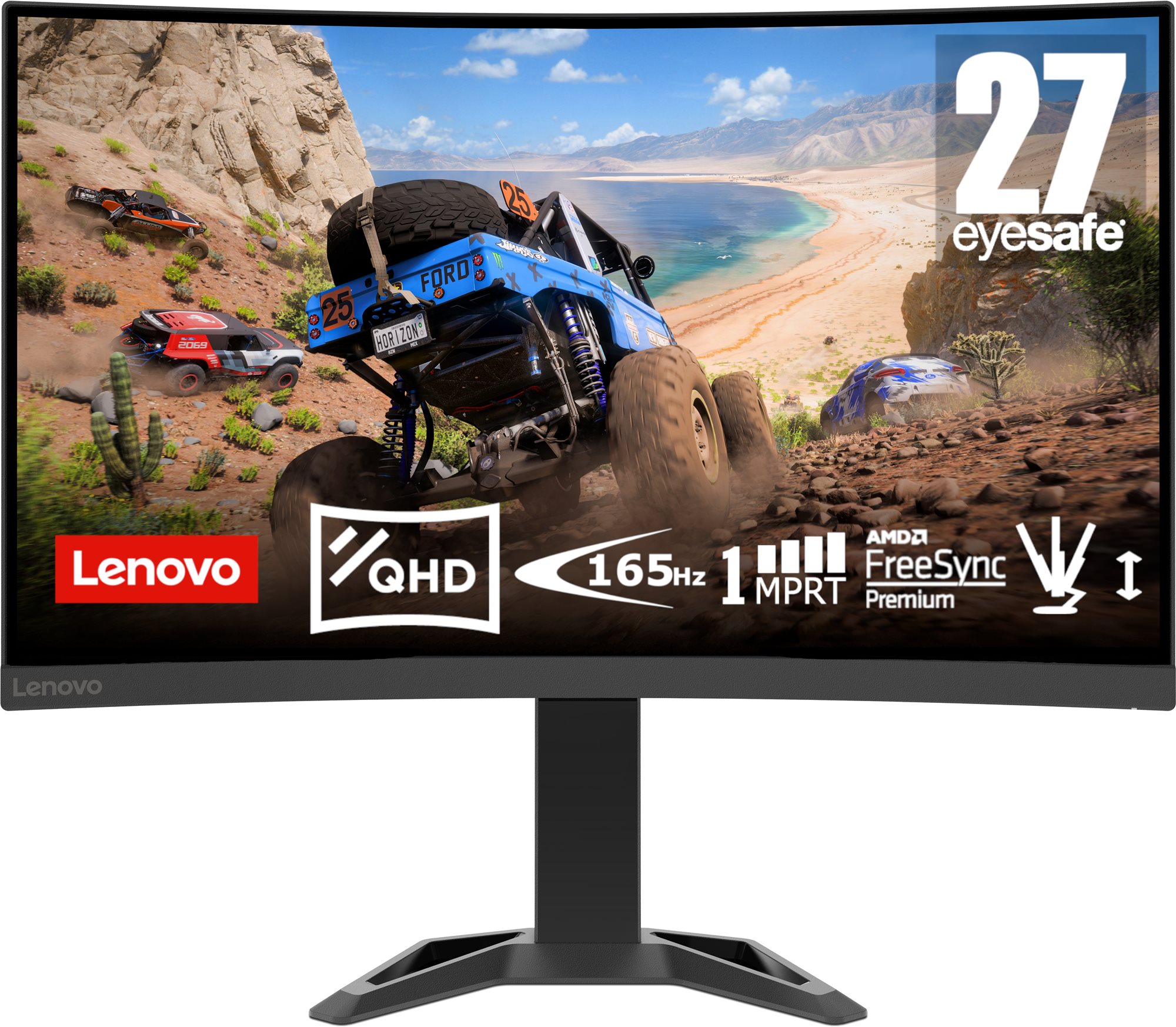 27" Lenovo G27qc-30 LCD monitor