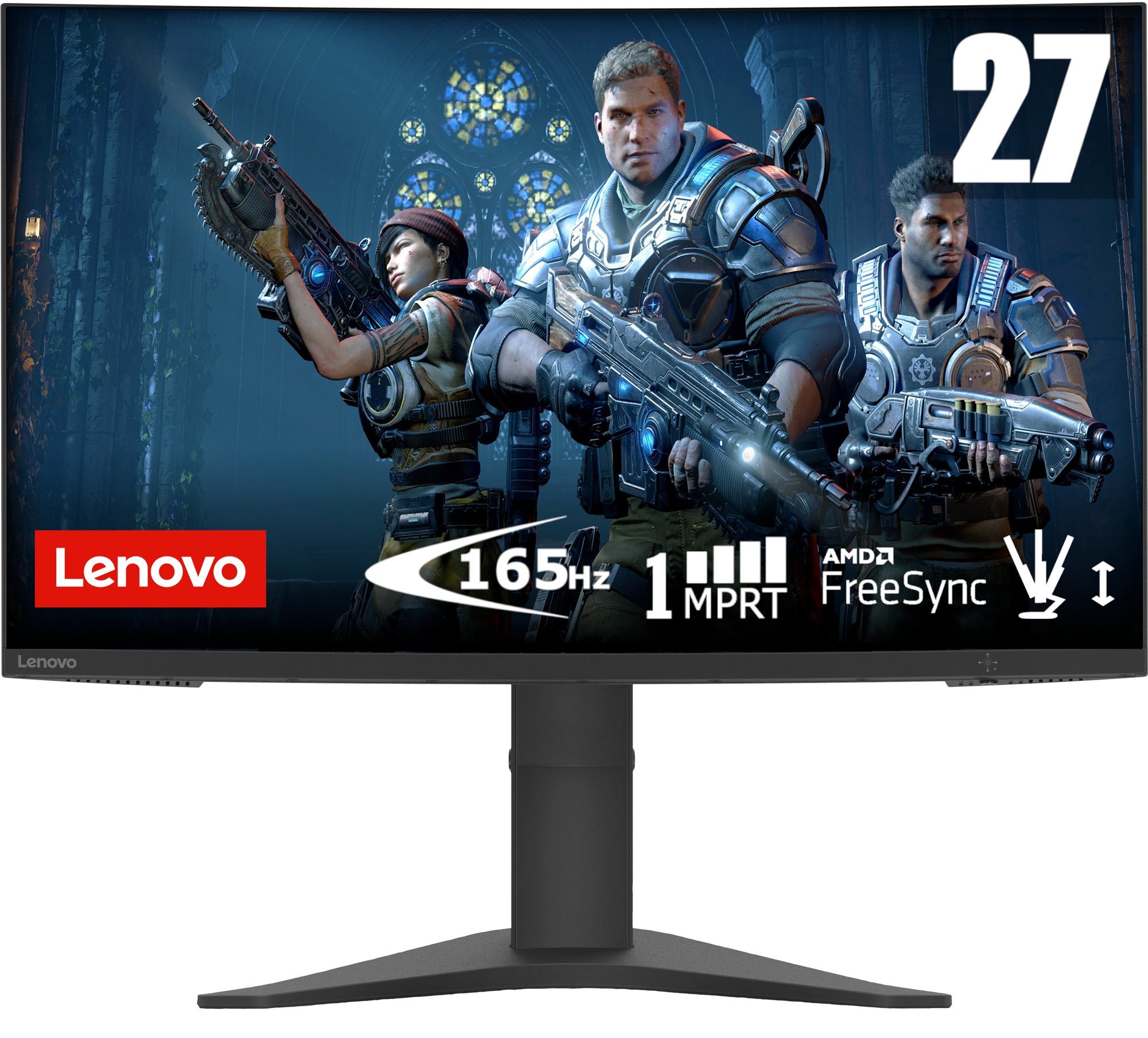 27" Lenovo Gaming G27c-10 Black LCD Monitor
