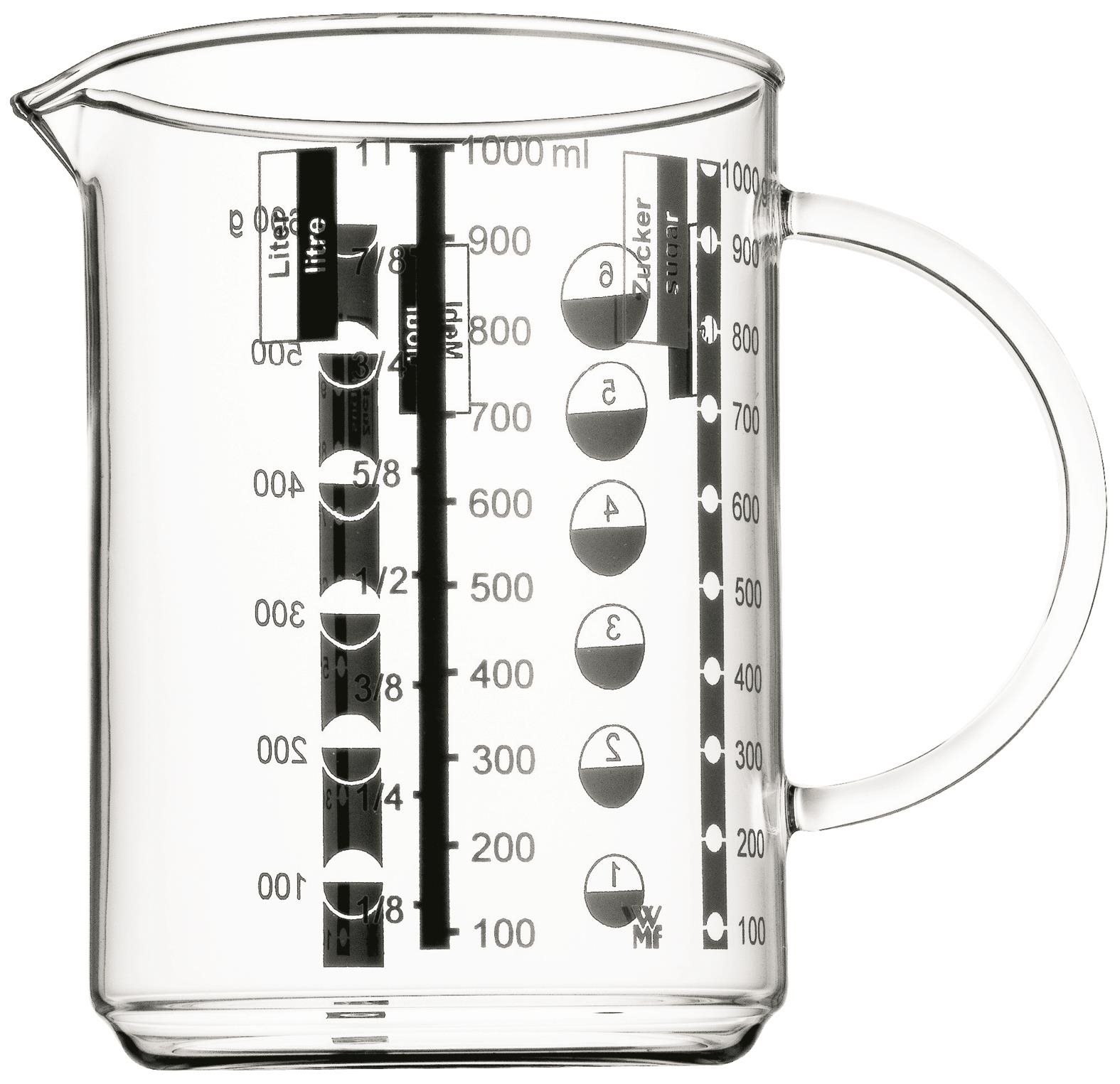 WMF sklenená odmerka 1 l Gourmet 605972000 Odmerka