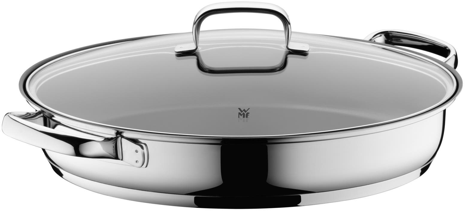 WMF 761506380 ovális serpenyő fedővel 38x26 cm Serpenyő