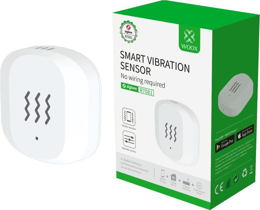 WOOX R7081 Smart Vibration Sensor Detektor vibrácií