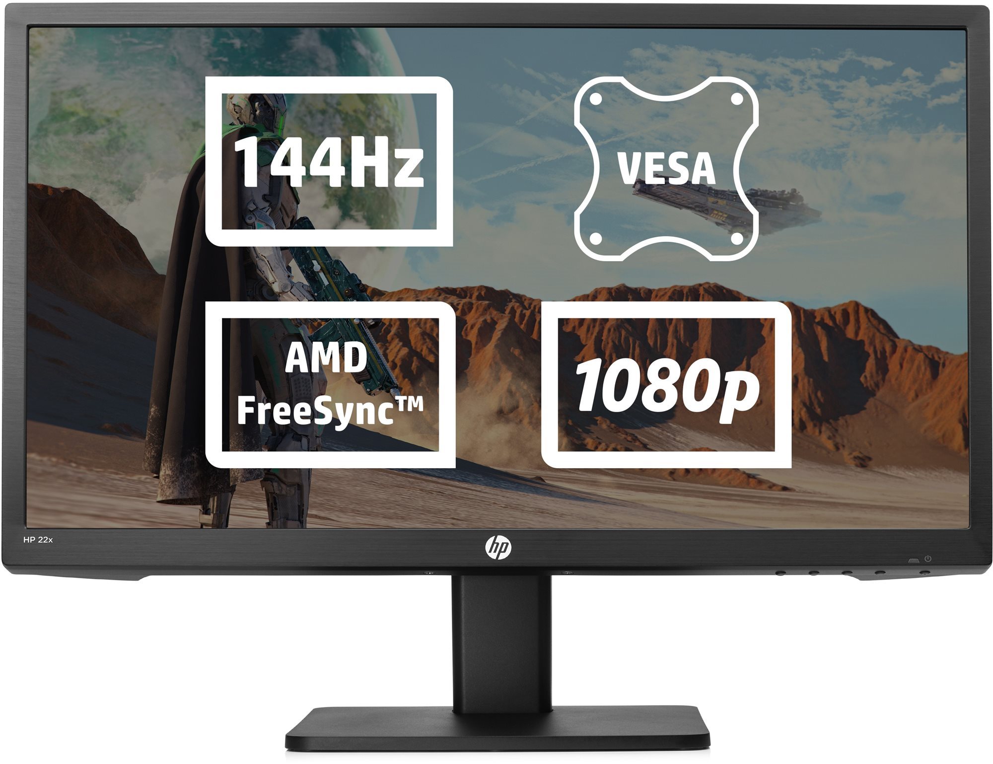 21.5" HP 22x LCD Monitor