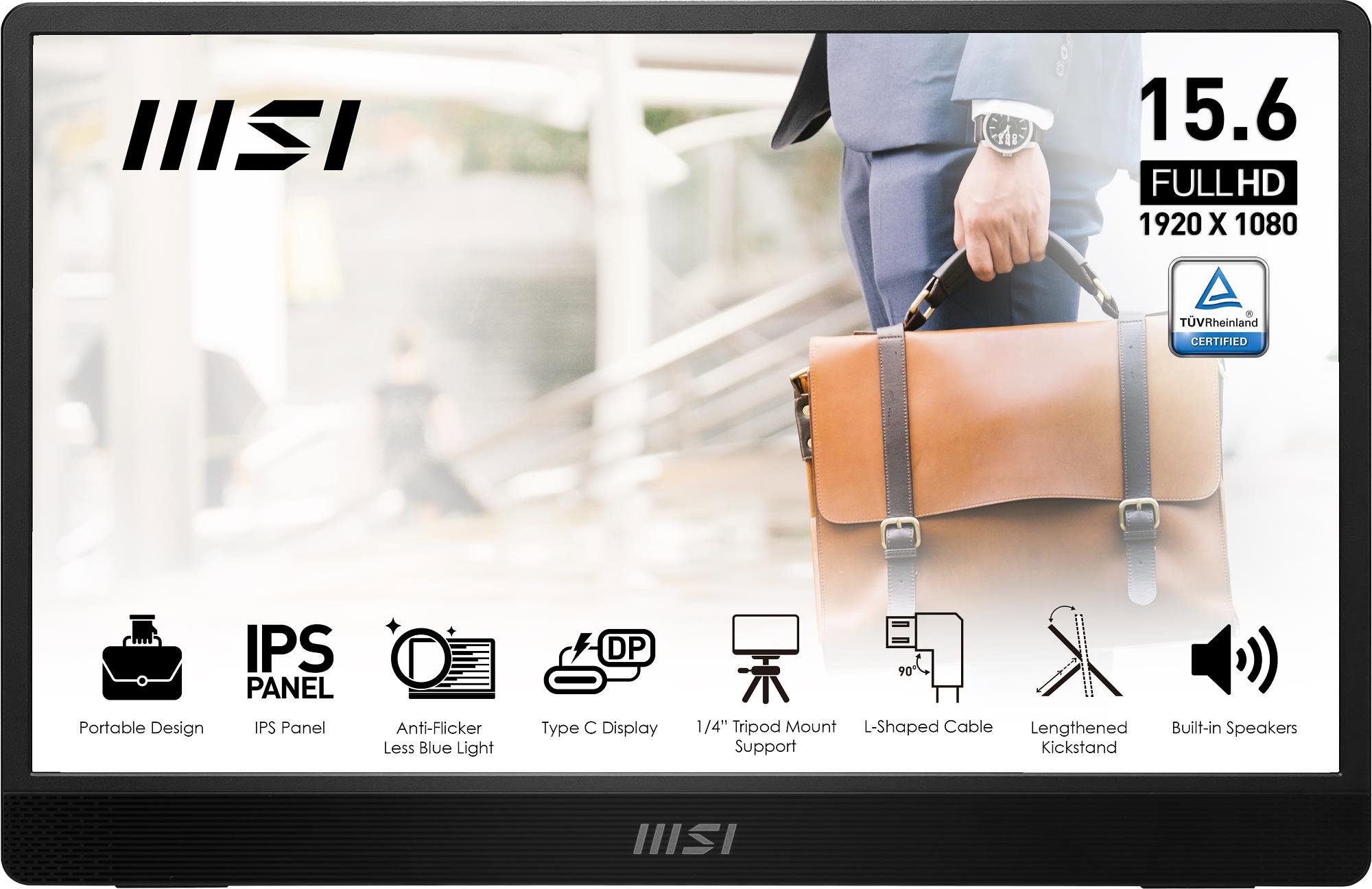 15.6" MSI PRO MP161 E2 LCD Monitor