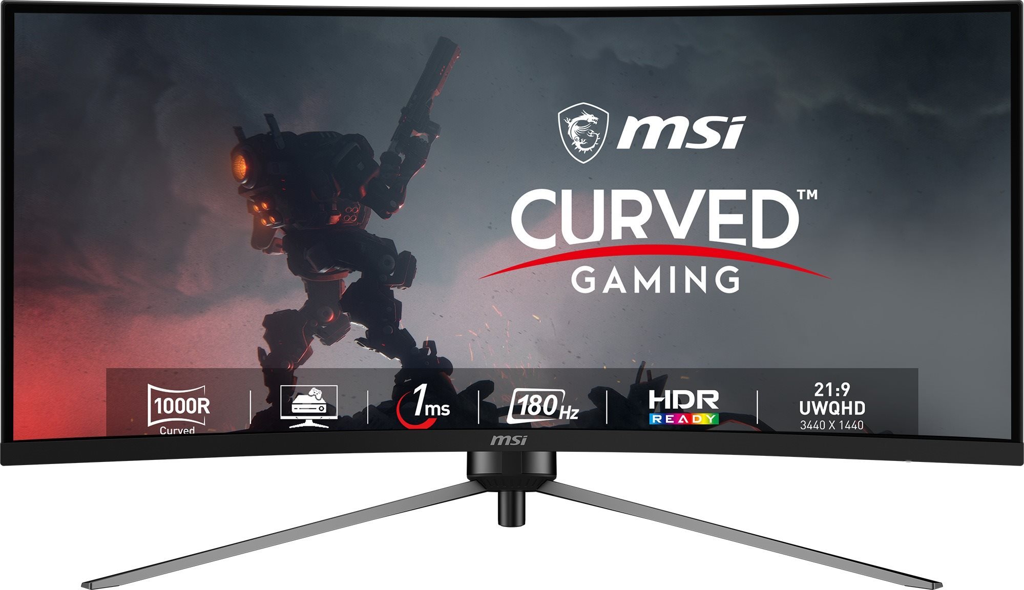 34" MSI MAG 345CQR LCD monitor