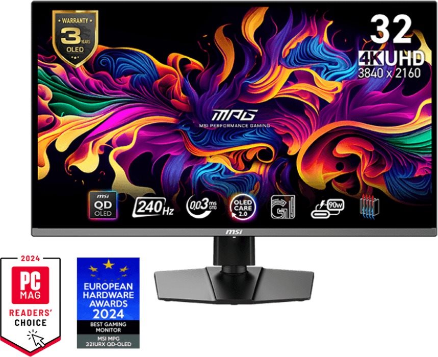 31,5" MSI MPG 321URX QD-OLED LCD Monitor