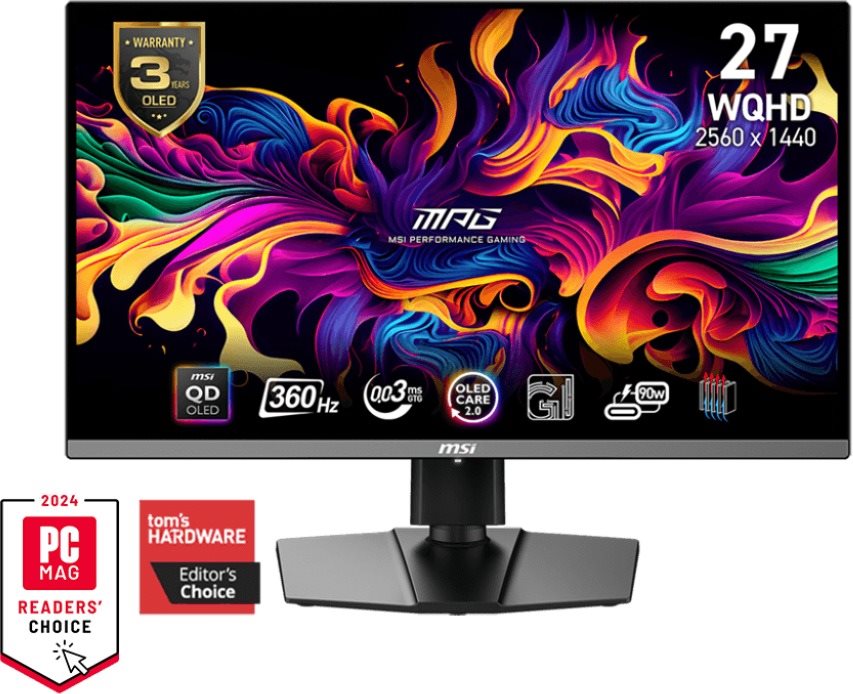 26,5" MSI MPG 271QRX QD-OLED LCD monitor