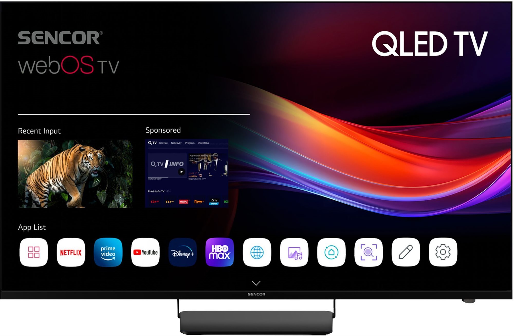 50" Sencor SLE 50Q870TCSB Televízió