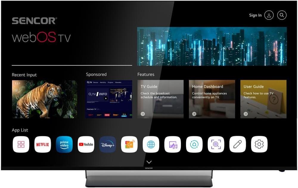 65" Sencor SLE 65US850TCSB Televízor