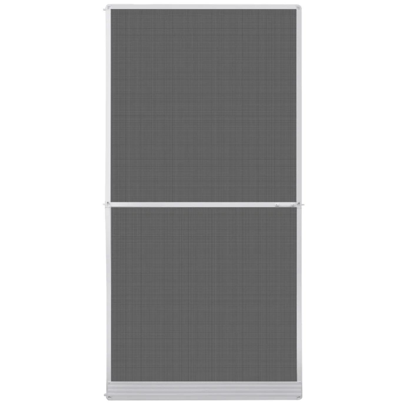 Shumee Dverná sieť proti hmyzu s pántami, biely rám, 120 × 240 cm...