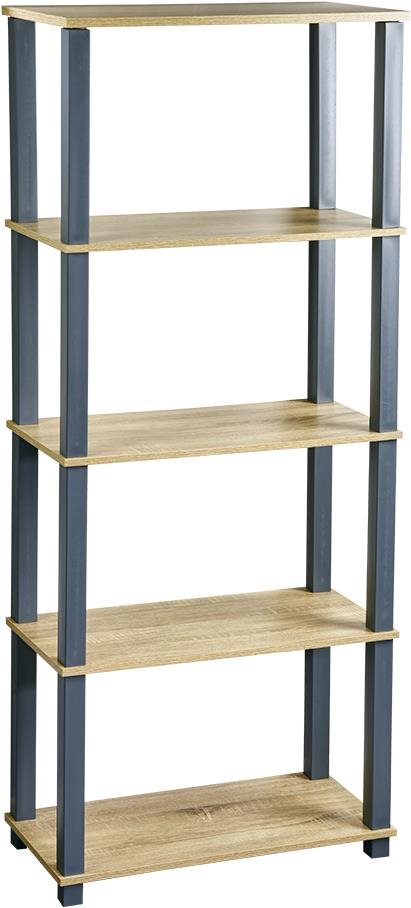 KESPER Regál policový Blue 5 políc, plast, MDF, 60 × 147 × 29 cm...