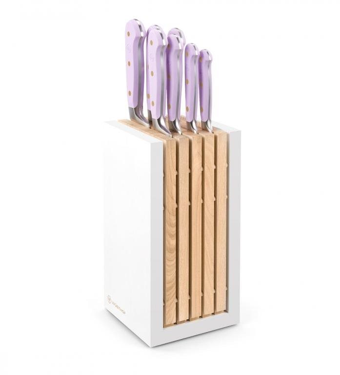 WÜSTHOF CLASSIC COLOUR Blok na nože s 8 nožmi, Purple Yam Stojan na...