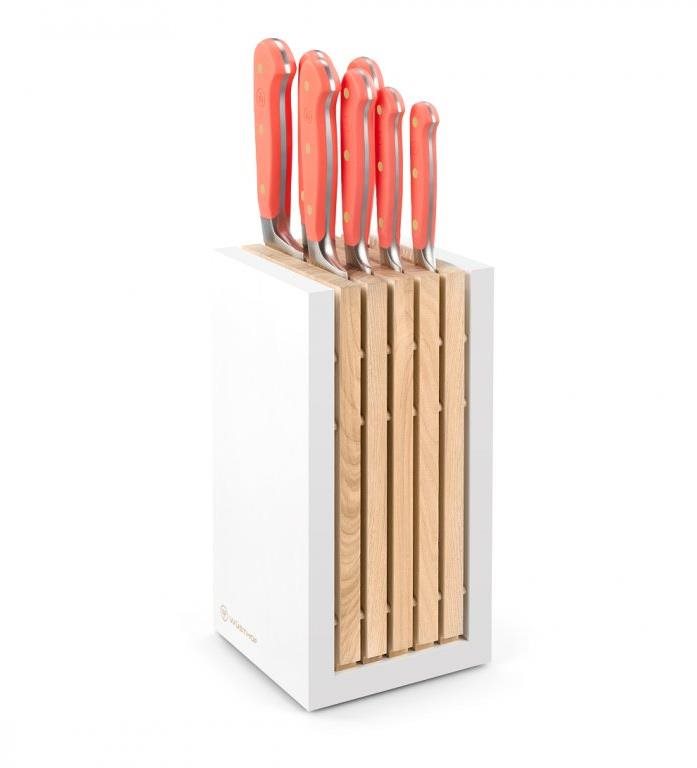 WÜSTHOF CLASSIC COLOUR Blok na nože s 8 nožmi, Coral Peach Stojan...