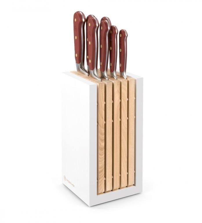 WÜSTHOF CLASSIC COLOUR Blok na nože s 8 nožmi, Tasty Sumac Stojan...