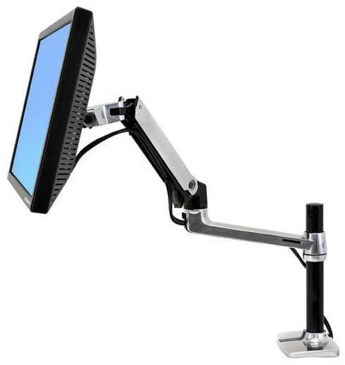Ergotron LX Desk Mount Arm, Tall Pole Monitor Arm