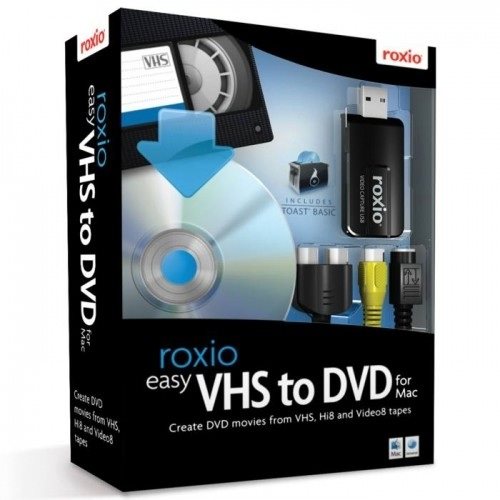 Roxio Easy VHS to DVD, Mac, EN Grafický program