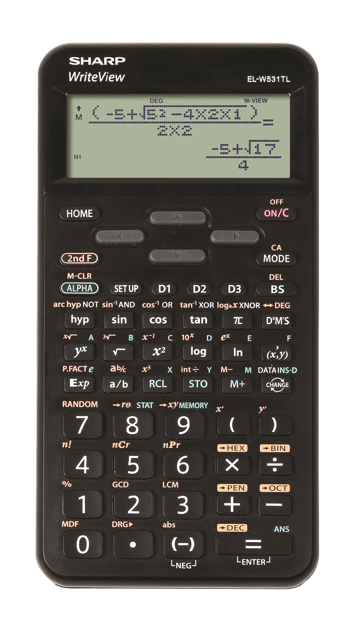 Sharp EL-W531TL čierna Kalkulačka