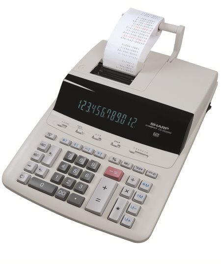 Sharp CS2635 RHGYSE sivá Kalkulačka