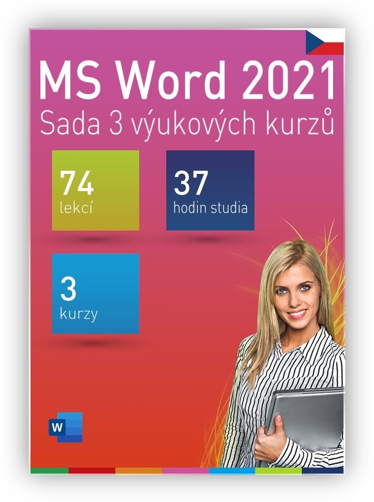GOPAS Microsoft 365 / 2021 Word  – Súprava 3 výukových kurzov, CZ...