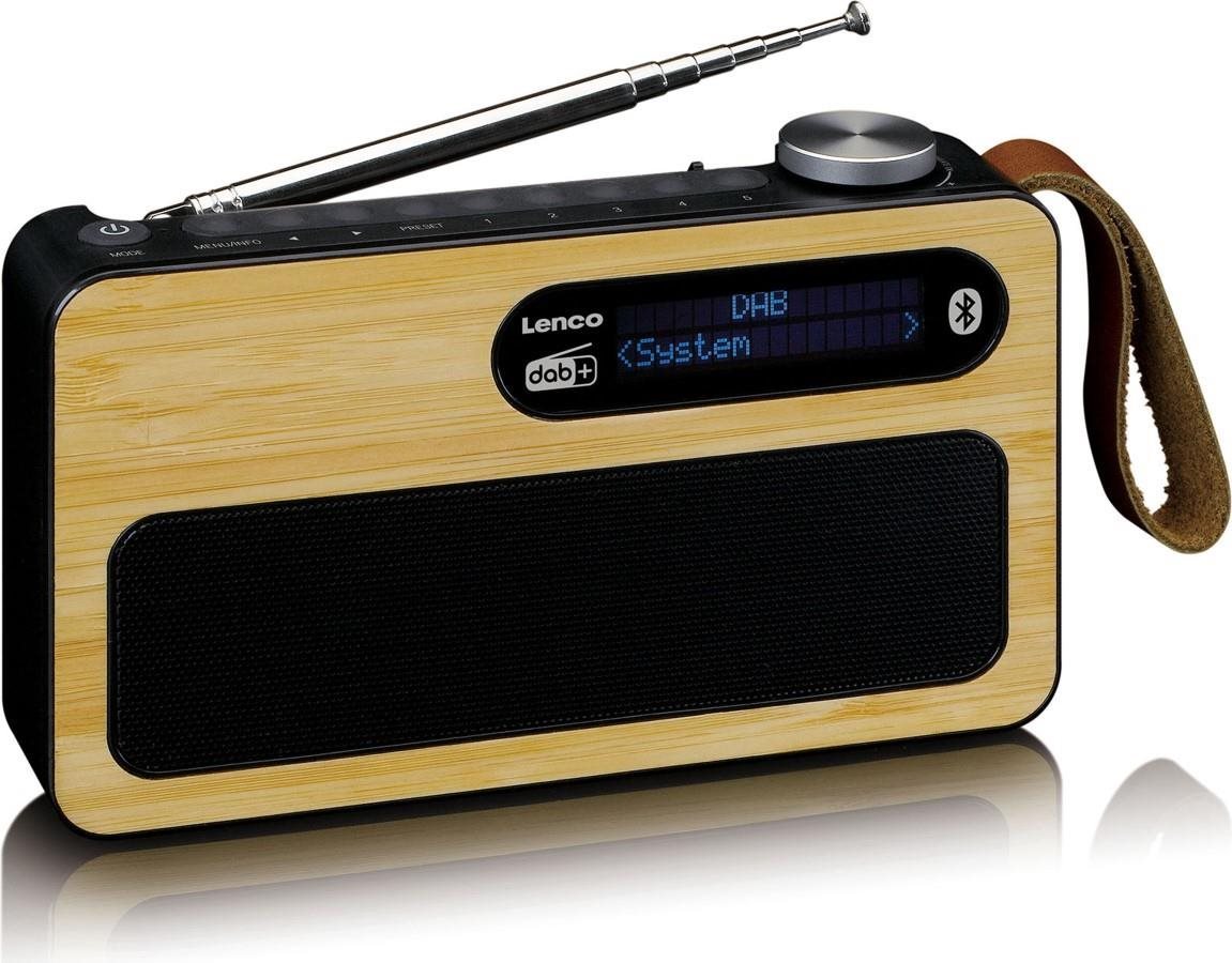 Lenco PDR-040BAMBOOBK Rádio