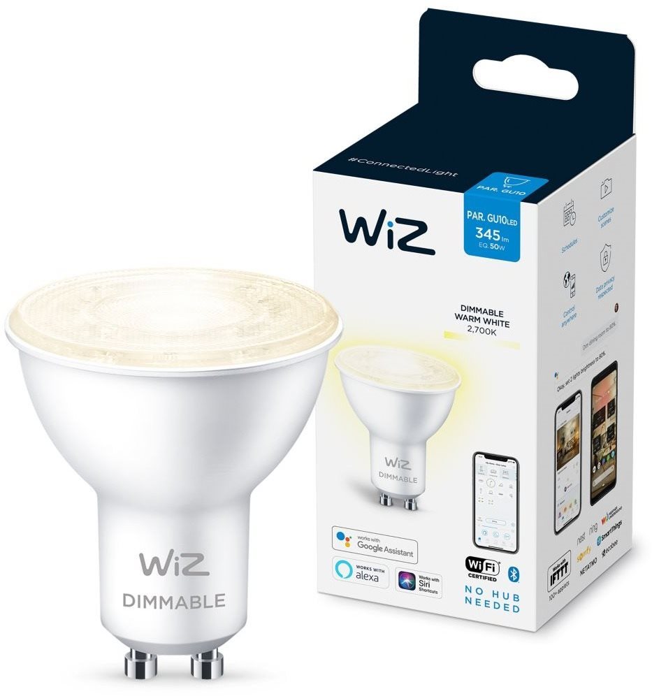 WiZ Dimmable 50 W GU10 LED izzó