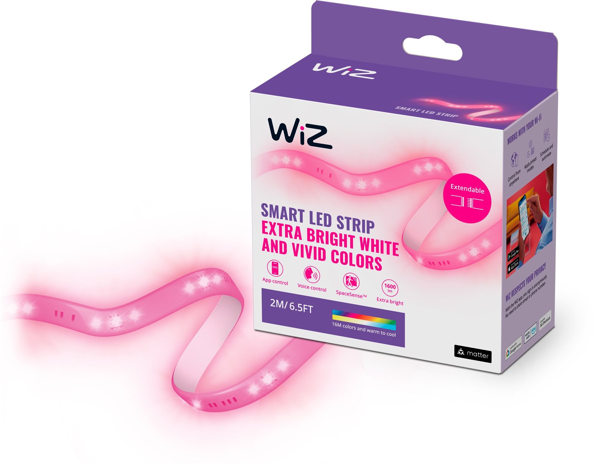 WiZ LED Lightstrip 2 m Starter Kit LED pásik