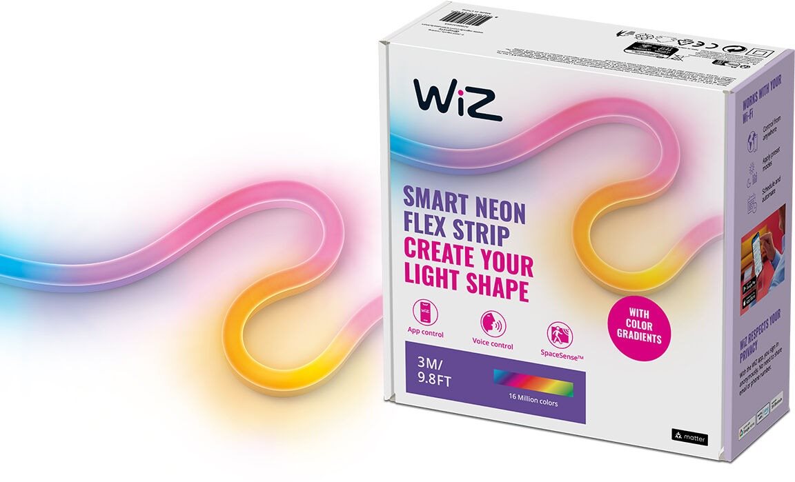 WiZ Neon Flex Strip 3 m kit Type-C LED szalag