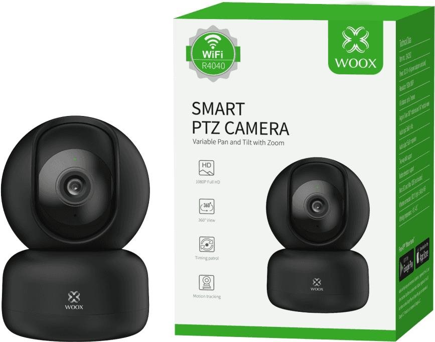 WOOX R4040-Black PTZ Indoor HD Camera 360° IP kamera