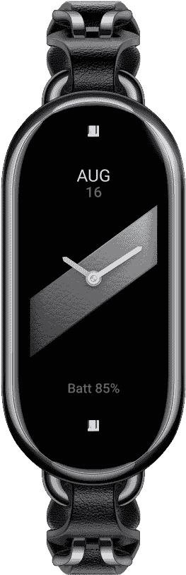 Xiaomi Smart Band 8 Chain Strap - Black / BHR7303GL Szíj