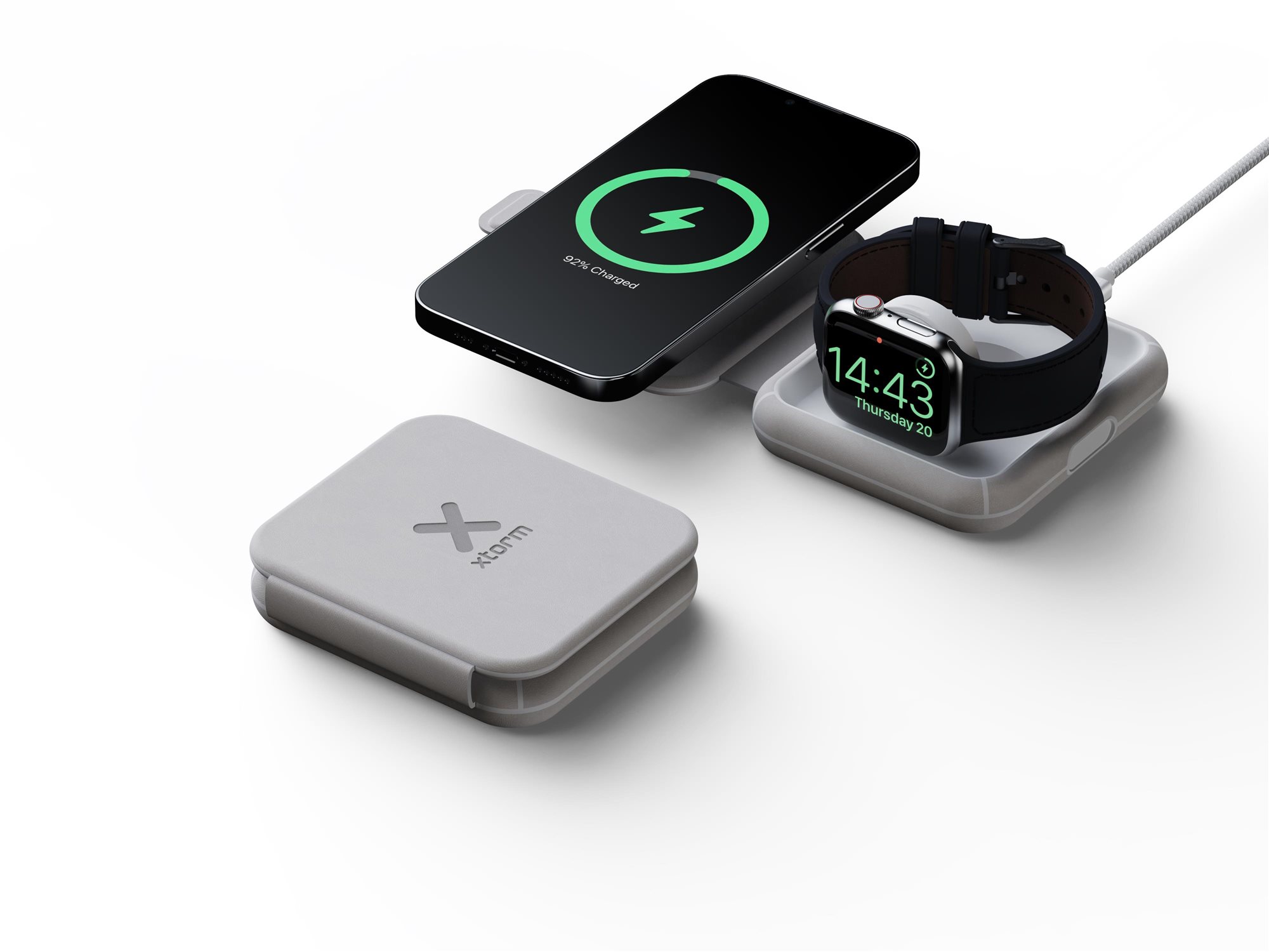 Xtorm Foldable Wireless Travel Charger 2in1 Vezeték nélküli töltő