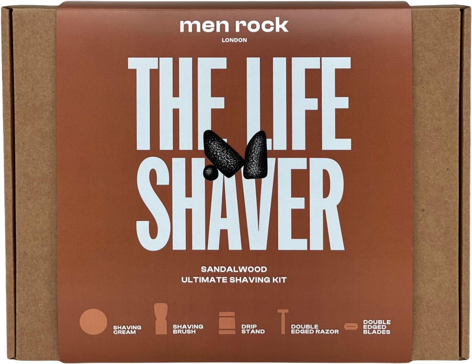 Men Rock Darčeková súprava na holenie – Santalové drevo Darčeková...