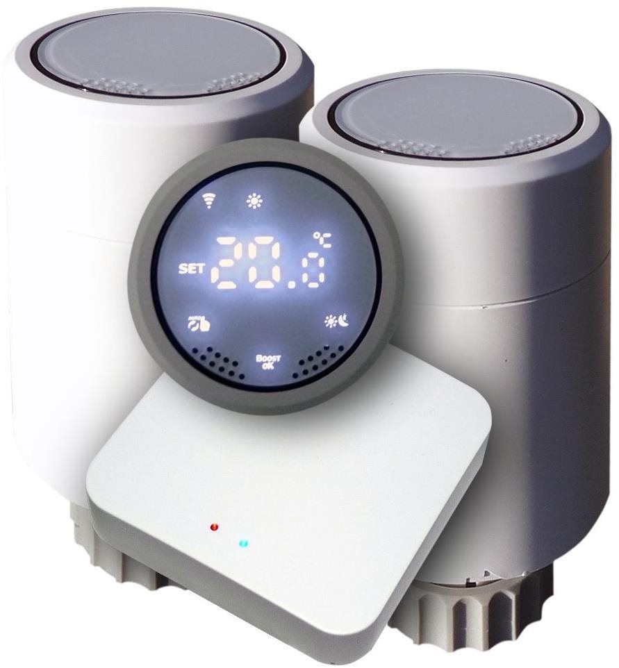 XtendLan XL-HLAVICE1KIT + Zigbee átjáró Termosztátfej