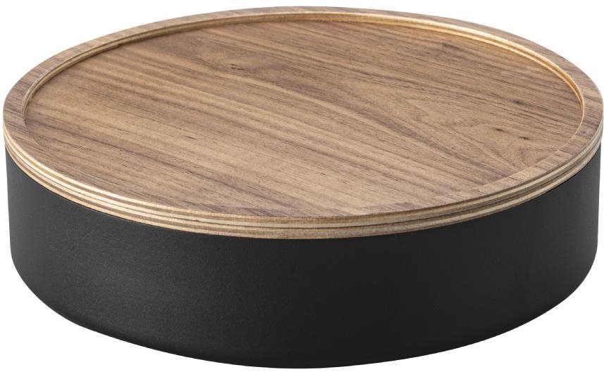 Yamazaki Úložný box Rin 5800, nízky, čierny Úložný box