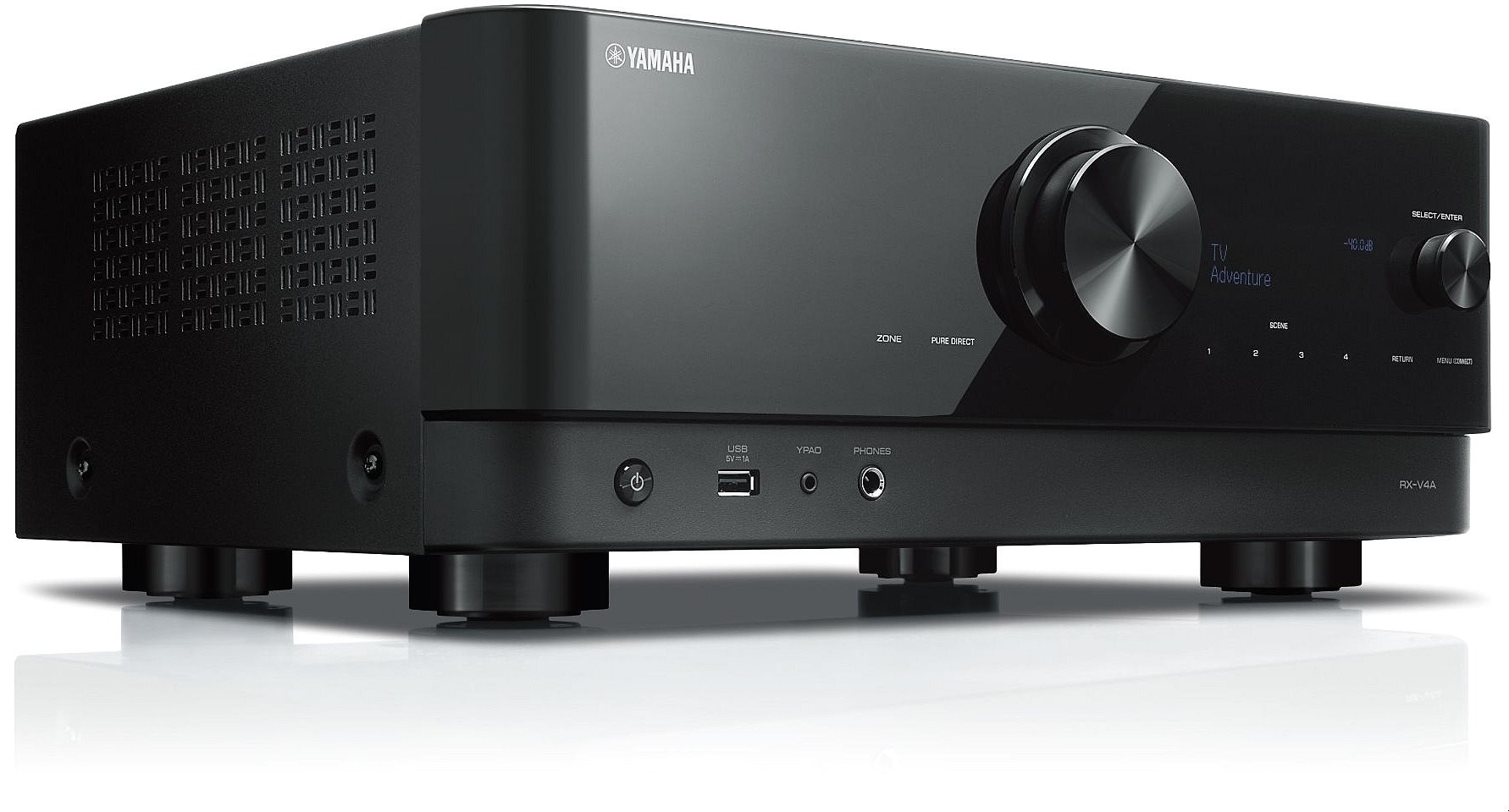 YAMAHA RX-V4A Black AV receiver