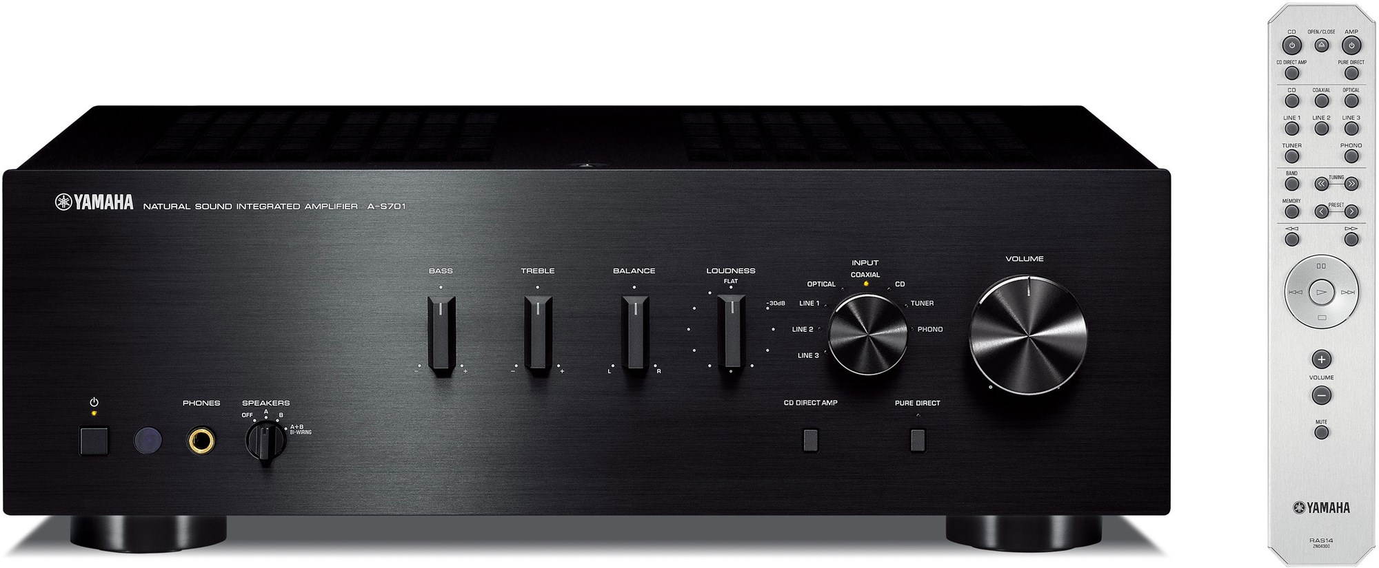 YAMAHA A-S701 čierny HiFi zosilňovač