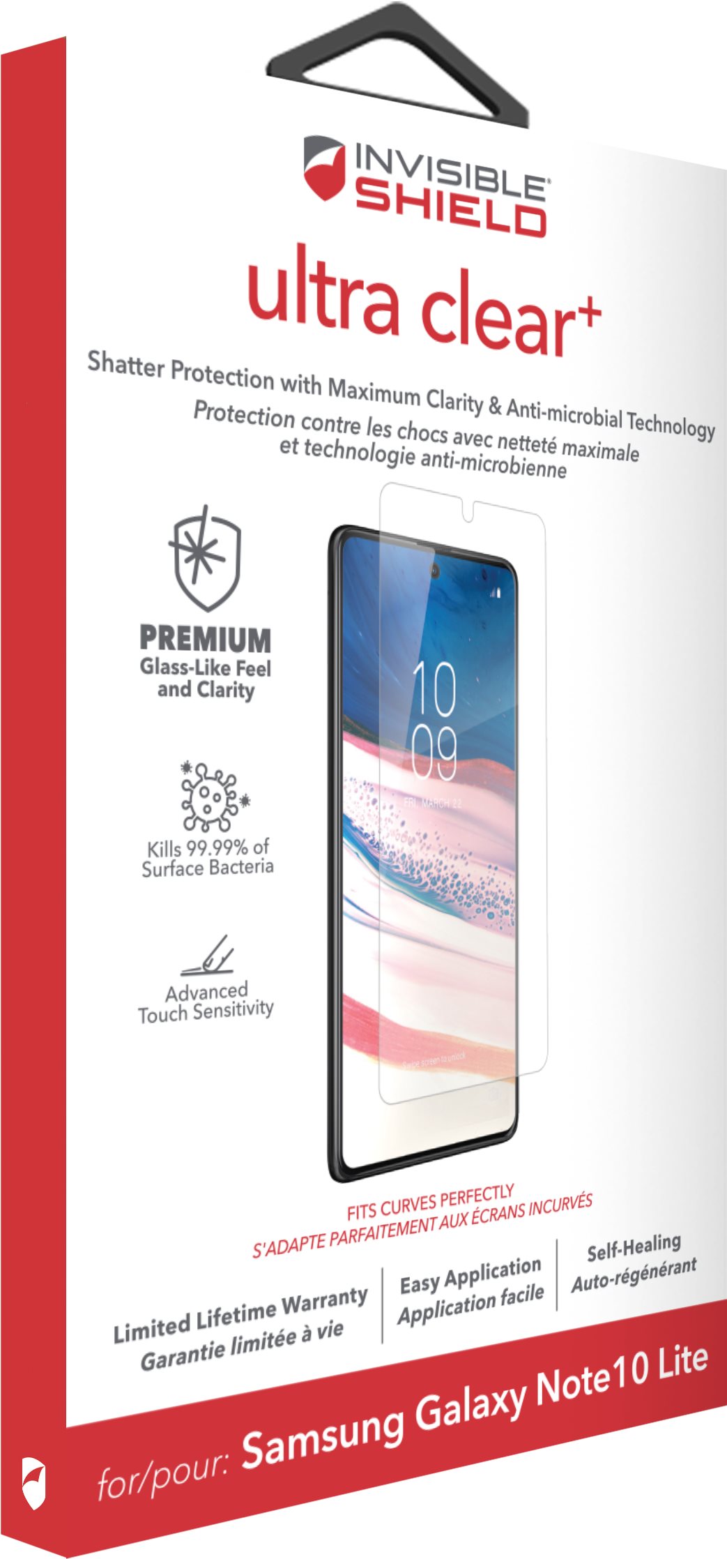 Zagg InvisibleShield Antibacterial Ultra Clear+ for Samsung Galaxy...