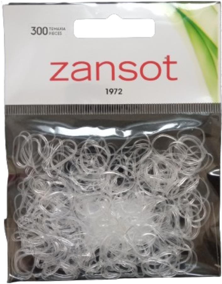 Zansot elastické gumičky do vlasov mini 300 ks biele Gumičky do...