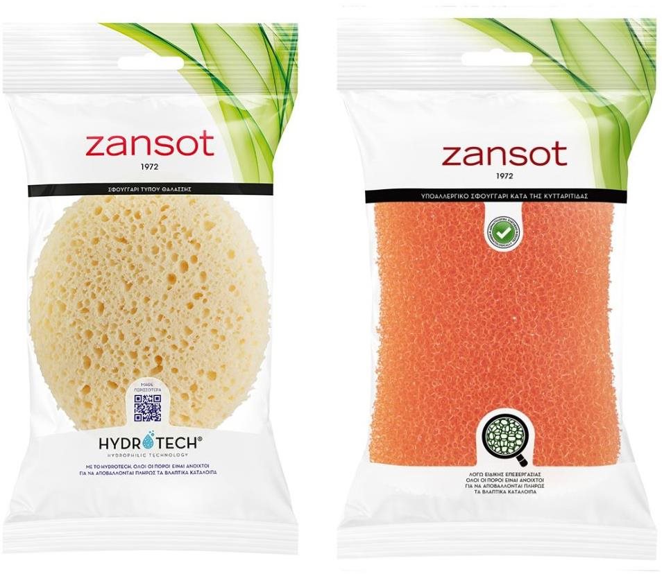 ZANSOT grécka hypoalergénna anticelulitídna telová hubka + grécka...