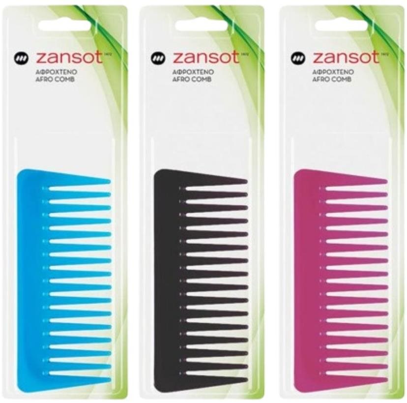 ZANSOT Malý Afro hřeben 14 cm, 12 ks Hrebeň