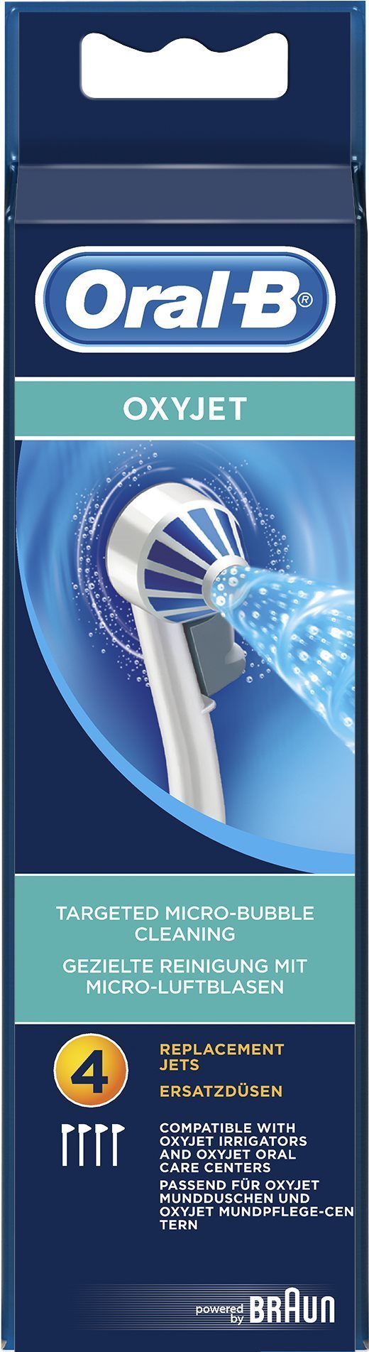 Oral-B Oxyjet náhradní nástavec 4ks Náhradní hlavice