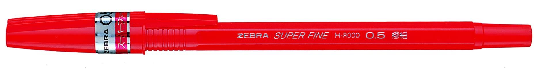 ZEBRA H-8000 červené Guľôčkové pero