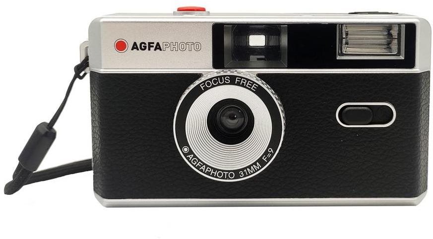 AgfaPhoto Mehrwegkamera 35mm Schwarz Kamera mit Film