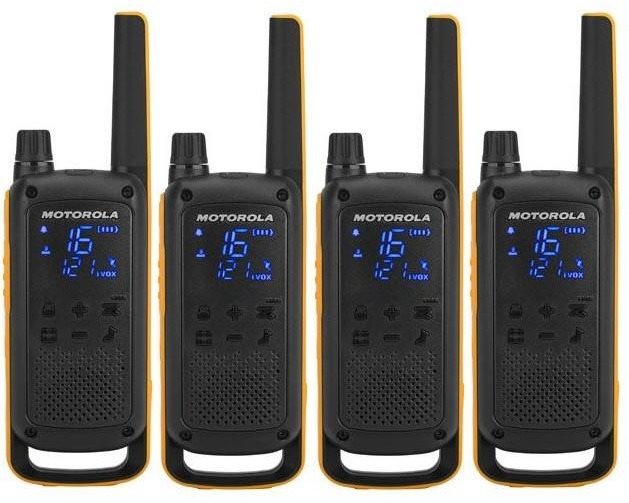 Motorola TLKR T82 Extreme, Quadpack, žltá/čierna Vysielačky